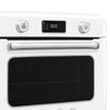 Countertop Air Fry Oven with Steam, Retro-style White Glossy