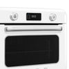 Countertop Air Fry Oven with Steam, Retro-style White Glossy