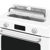 Countertop Air Fry Oven with Steam, Retro-style White Glossy