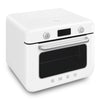 Countertop Air Fry Oven with Steam, Retro-style White Glossy