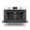 Countertop Air Fry Oven with Steam, Retro-style White Glossy