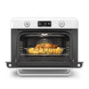 Countertop Air Fry Oven with Steam, Retro-style White Glossy