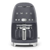 Drip-filter coffee machine Retro-style Slate gray Glossy