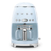 Drip-filter coffee machine Retro-style Pastel blue Glossy