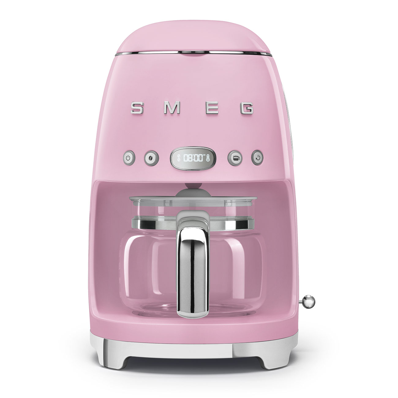 Drip-filter coffee machine Retro-style Pink Glossy