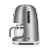 Drip-filter coffee machine Retro-style Stainless steel Brushed