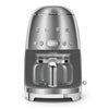 Drip-filter coffee machine Retro-style Stainless steel Brushed