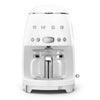 Drip-filter coffee machine Retro-style White Glossy