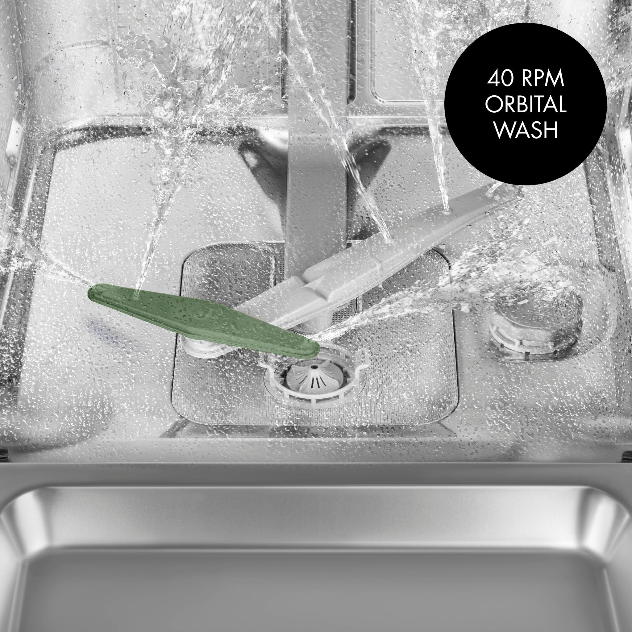 24" Built-In Dishwasher - Orbital Wash + Flexi Loading - Stainless Steel (ADA)