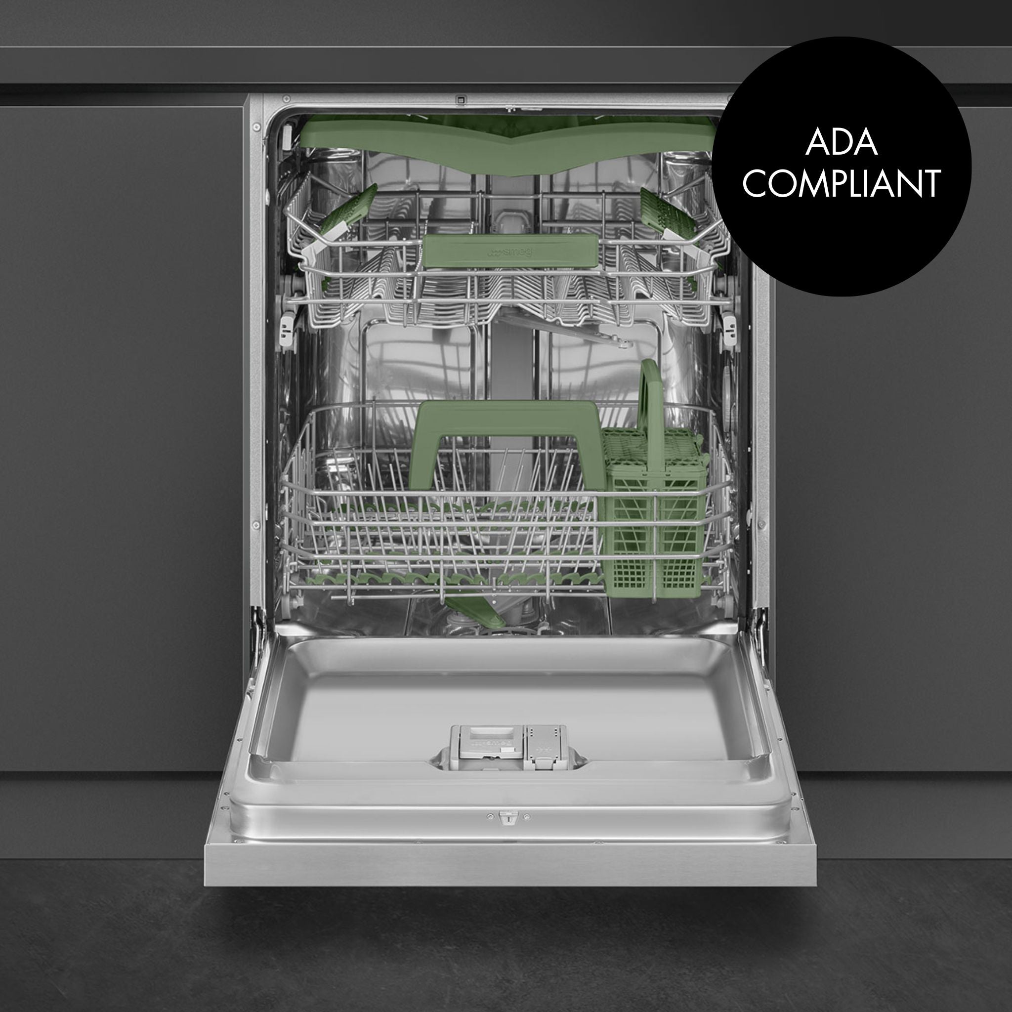 24" Built-In Dishwasher - Orbital Wash + Flexi Loading - Stainless Steel (ADA)