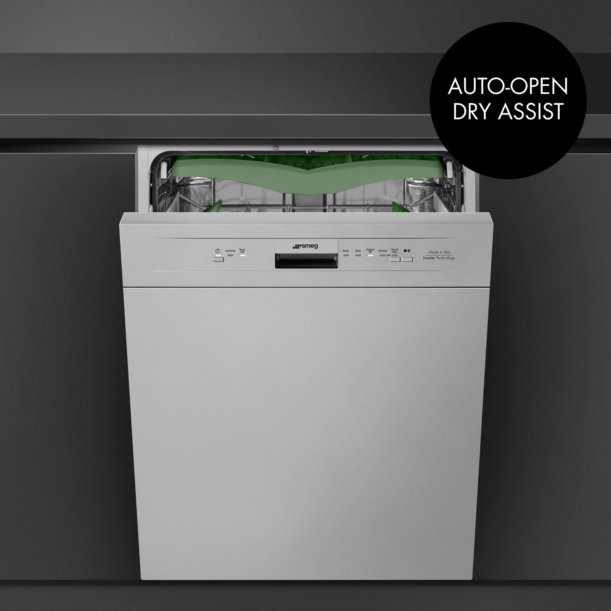 24" Built-In Dishwasher - Orbital Wash + Flexi Loading - Stainless Steel (ADA)