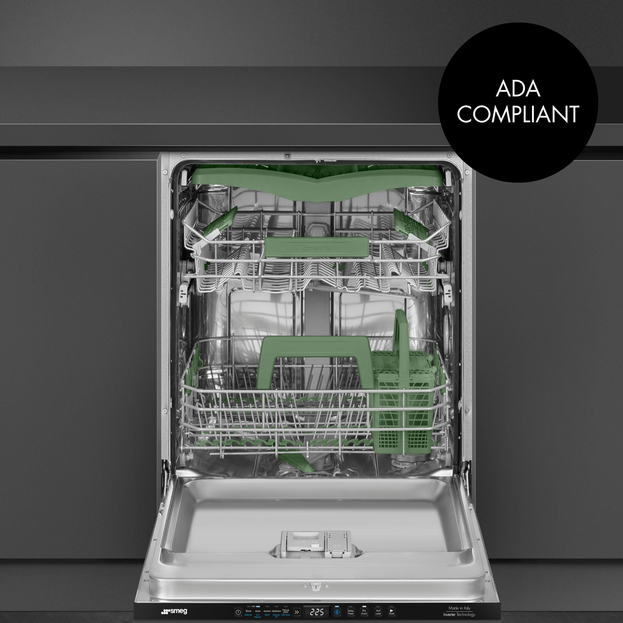 24" Integrated Dishwasher - Orbital Wash + Flexi Loading (Panel-Ready, ADA)