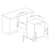24" Integrated Dishwasher - Orbital Wash + Flexi Loading (Panel-Ready)