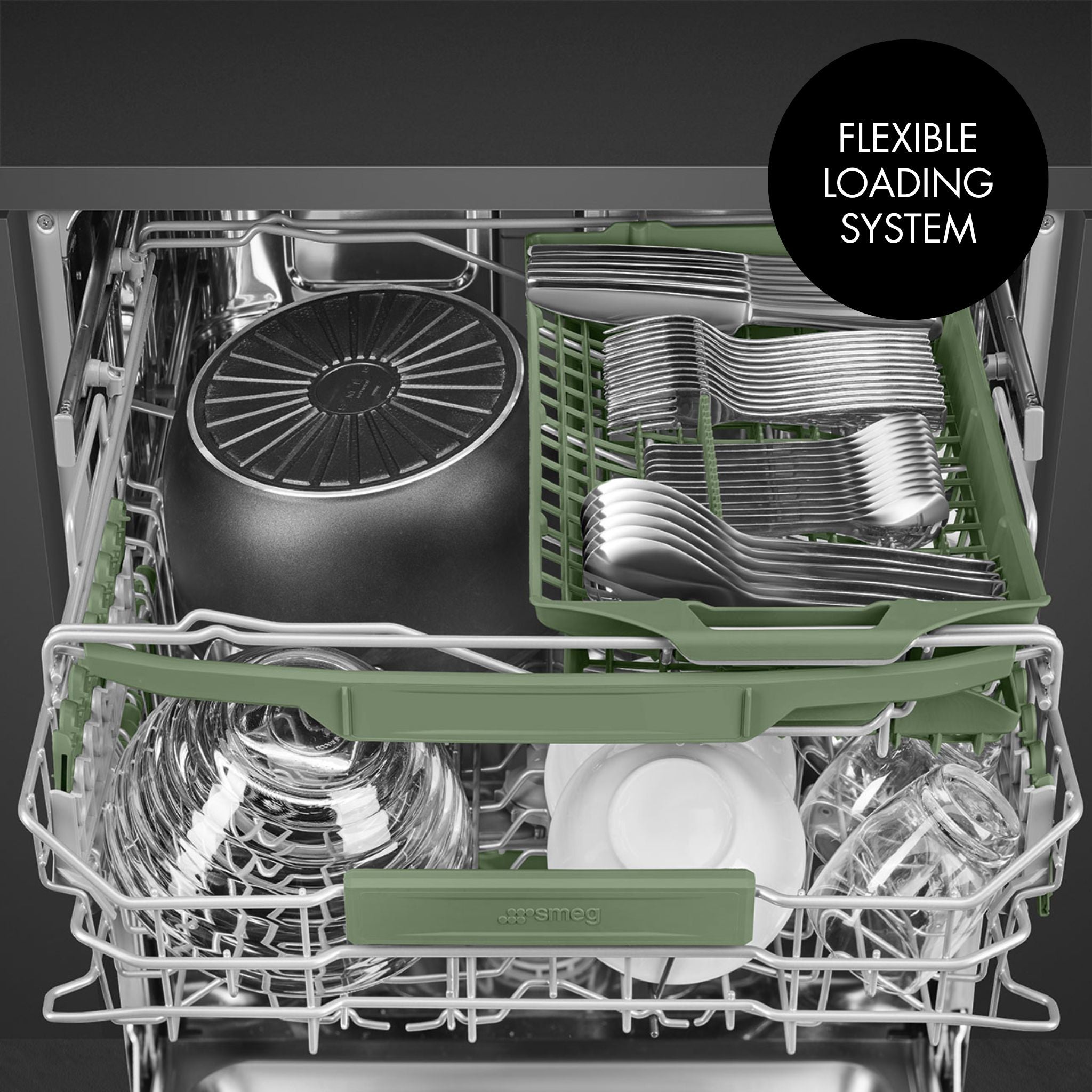 24" Integrated Dishwasher - Orbital Wash + FlexiDuo Loading (Panel-Ready)