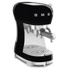 Espresso coffee machine Retro-style Black Glossy