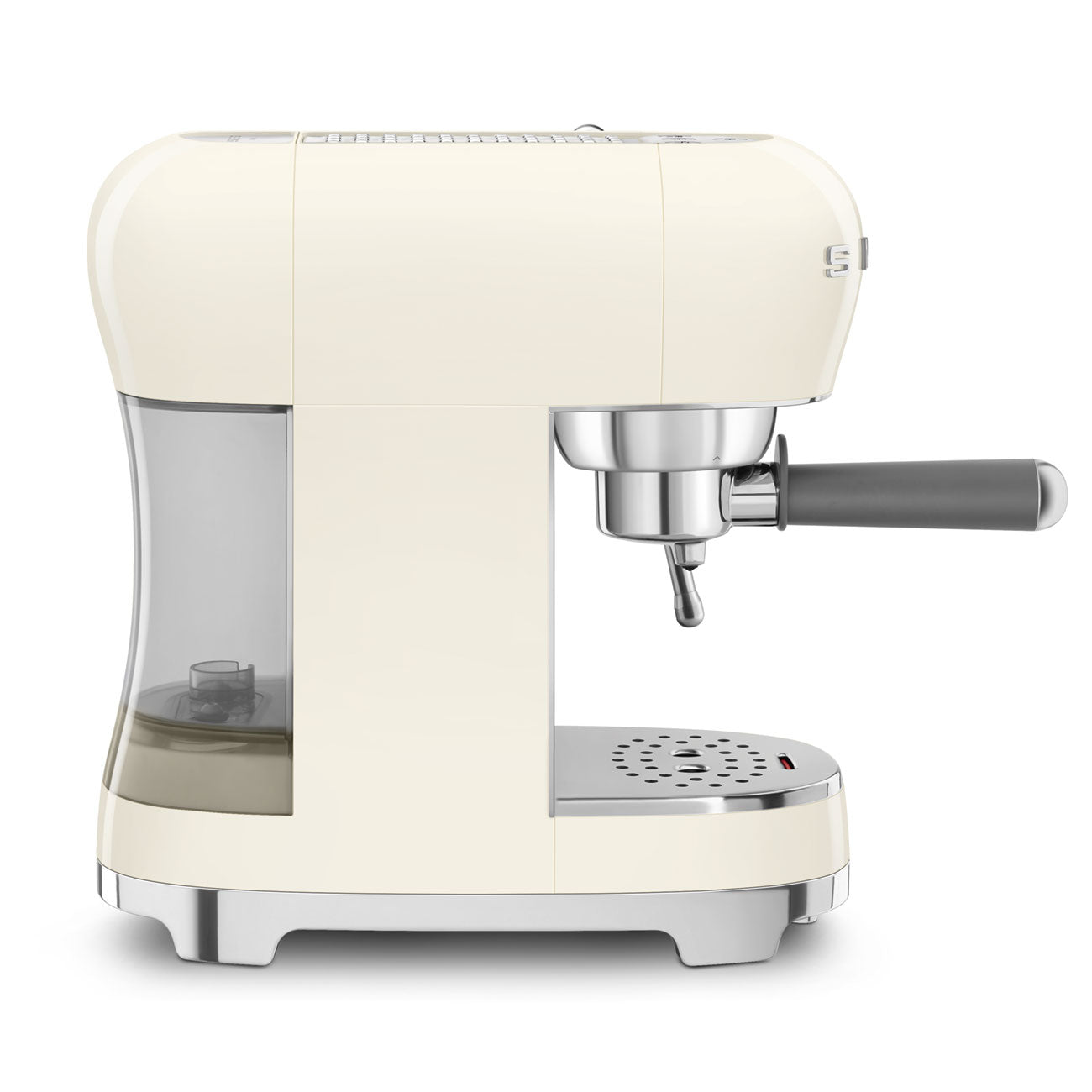 Espresso coffee machine Retro-style Cream Glossy