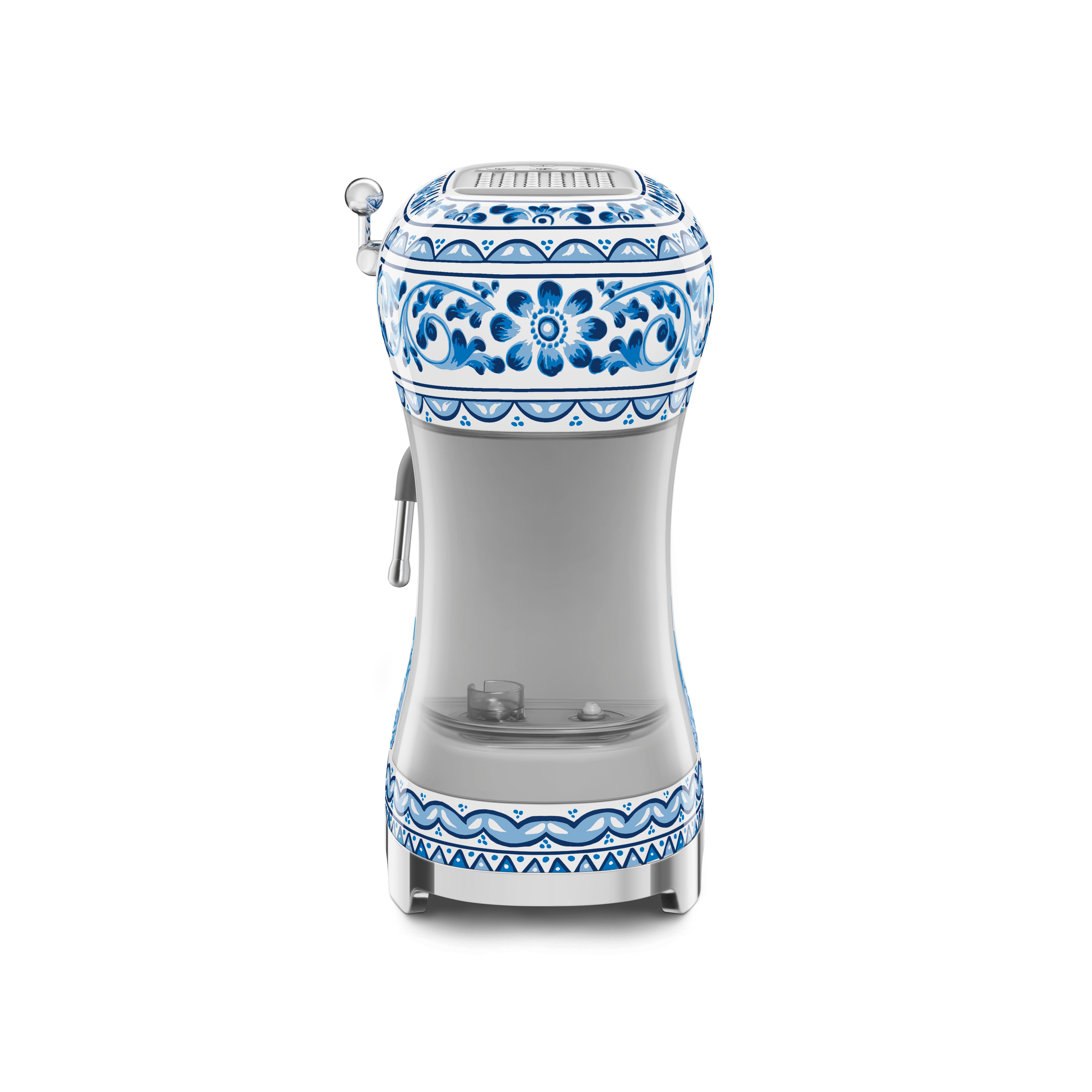 SMEG x Dolce&Gabbana Manual Espresso Coffee Machine - Blu Mediterraneo