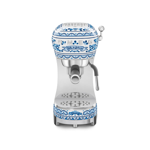 ドルチェ&ガッバーナ　SMEG イタリア製 ブレンダー SMEG x Dolce&Gabbana Manual Espresso Coffee Machine - Blu