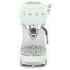 Espresso coffee machine Retro-style Pastel green Glossy