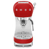 Espresso coffee machine Retro-style Red Glossy