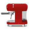 Espresso coffee machine Retro-style Red Glossy - Open Box