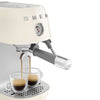 Manual Espresso & Cold Brew Coffee Machine – Retro-Style Cream