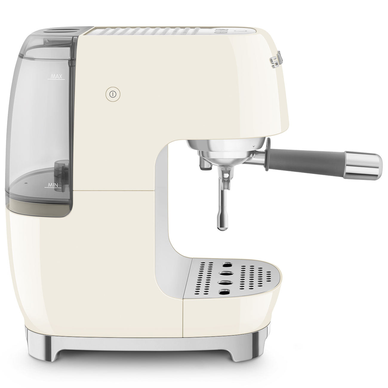 Manual Espresso & Cold Brew Coffee Machine – Retro-Style Cream
