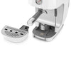 Manual Espresso & Cold Brew Coffee Machine – Retro-Style White