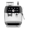 Espresso coffee machine Retro-style Black Glossy