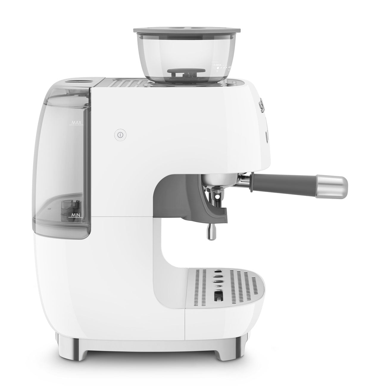 Espresso coffee machine Retro-style White Glossy