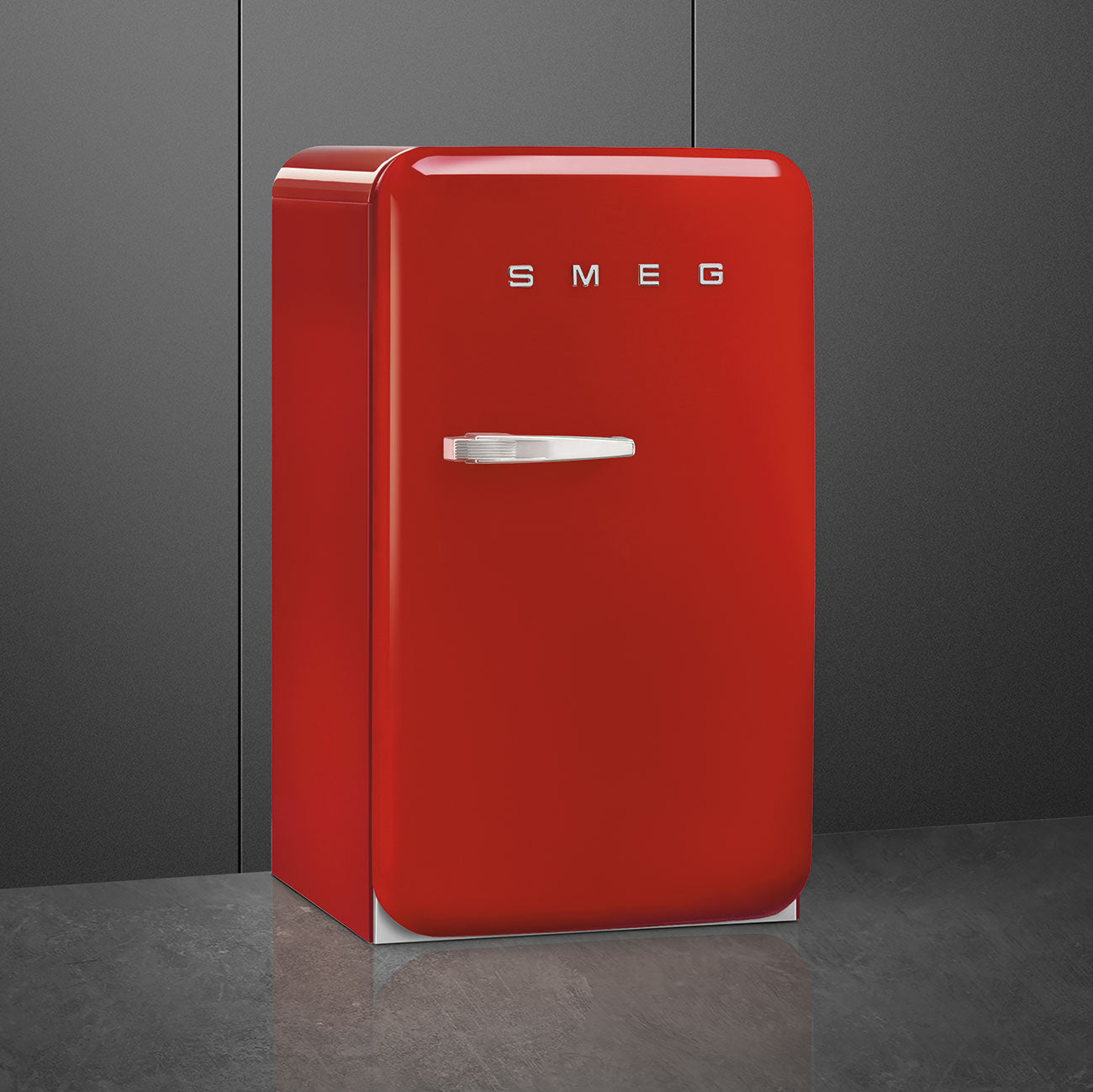 Refrigerator Retro-style Red Glossy