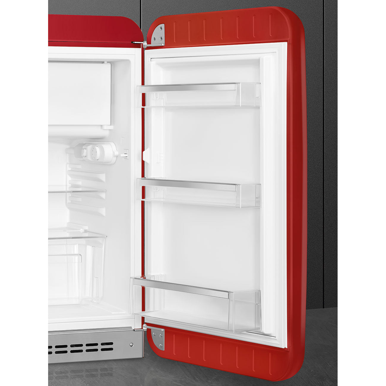 Refrigerator Retro-style Red Glossy