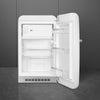 Refrigerator Retro-style White Glossy