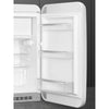 Refrigerator Retro-style White Glossy