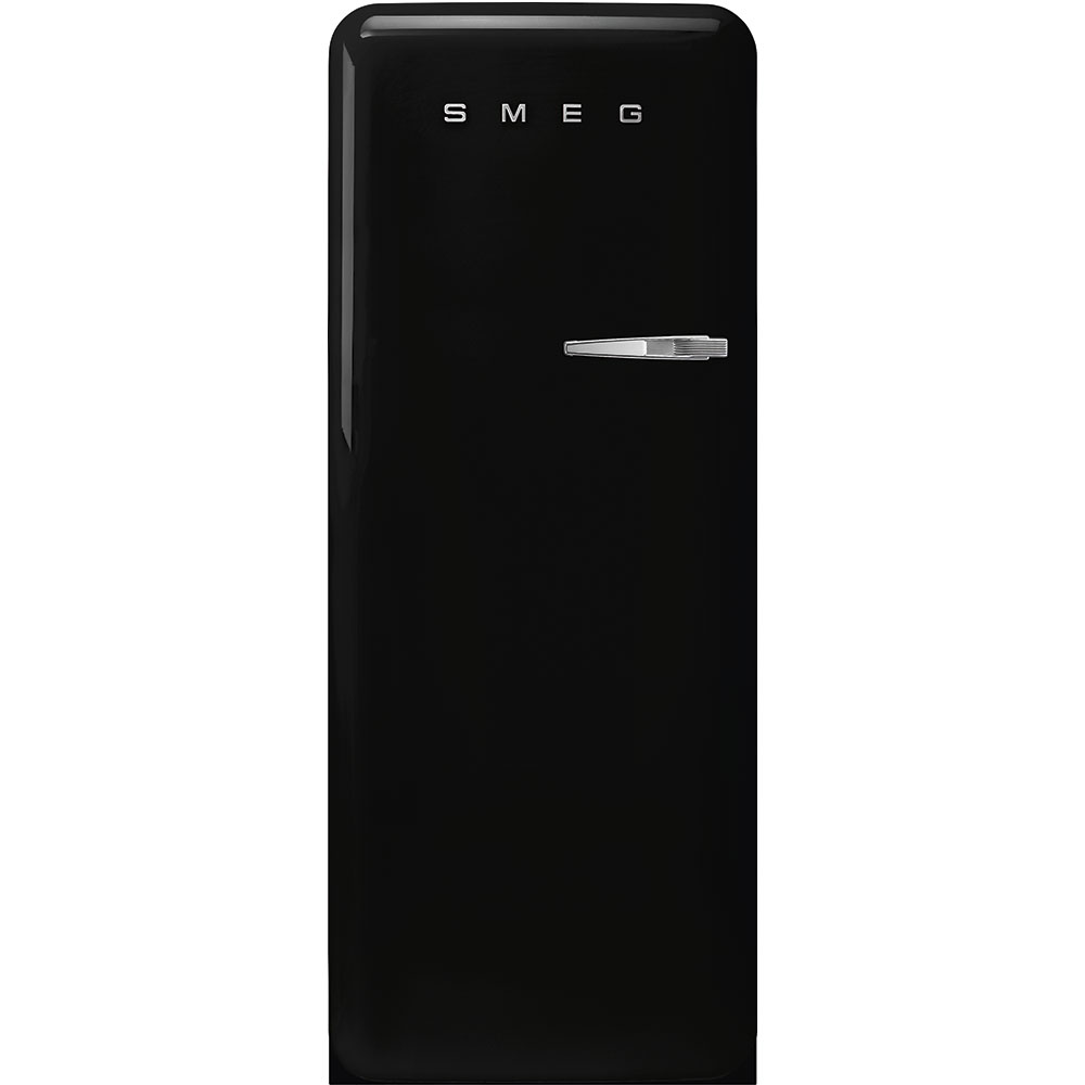 Refrigerator Retro-style Black Glossy