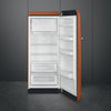Refrigerator Retro-Style Amber Clay Matte