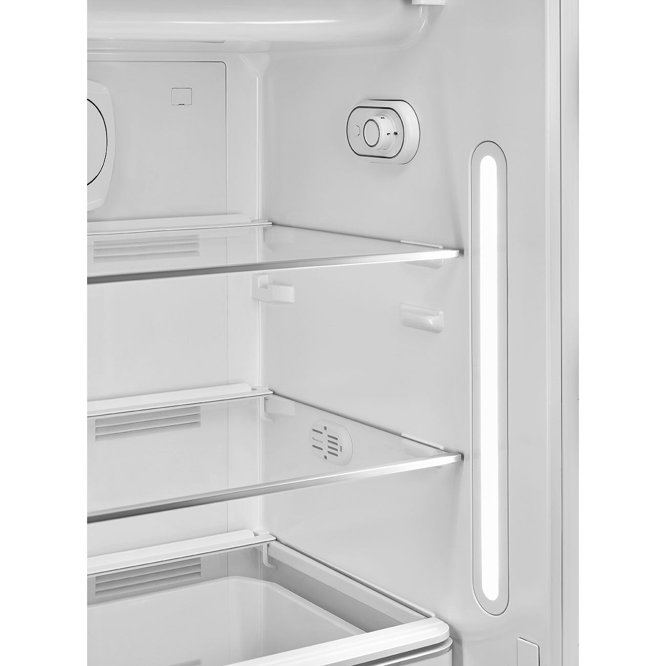 Refrigerator Retro-Style Amber Clay Matte