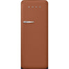 Refrigerator Retro-Style Amber Clay Matte