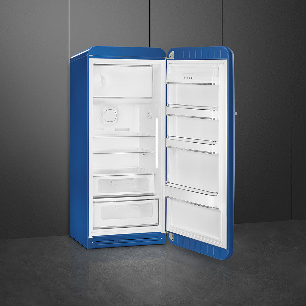 Refrigerator Retro-style Blue Glossy