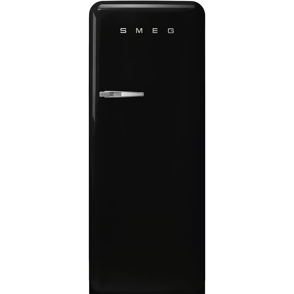 Refrigerator Retro-style Black Glossy