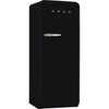 Retro-Style Refrigerator (9.5 cu ft, Right Hinge) – Black Matte