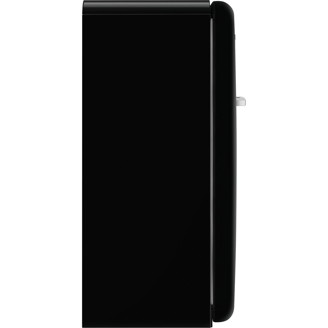 Retro-Style Refrigerator (9.5 cu ft, Right Hinge) – Black Matte