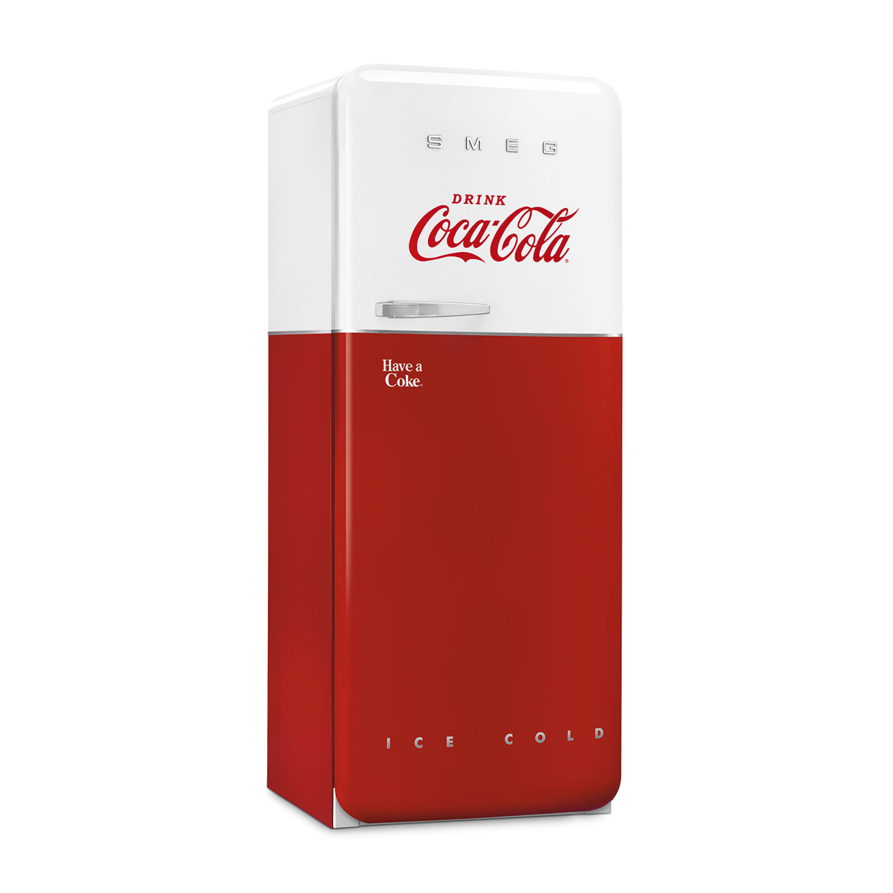 Refrigerator Retro-style Decorated Special Coca Cola Iconic Glossy