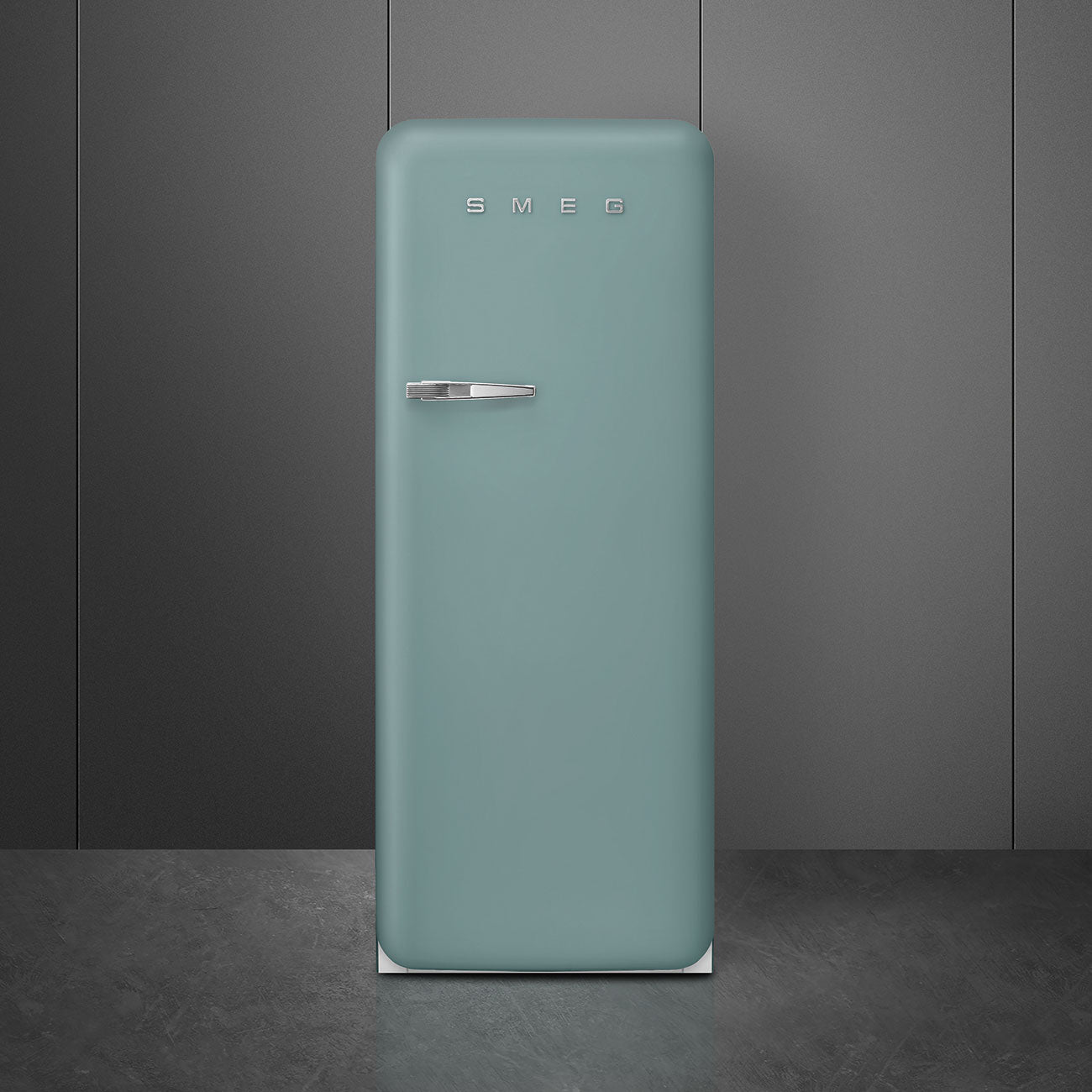 Refrigerator Retro-style Emerald green Matte