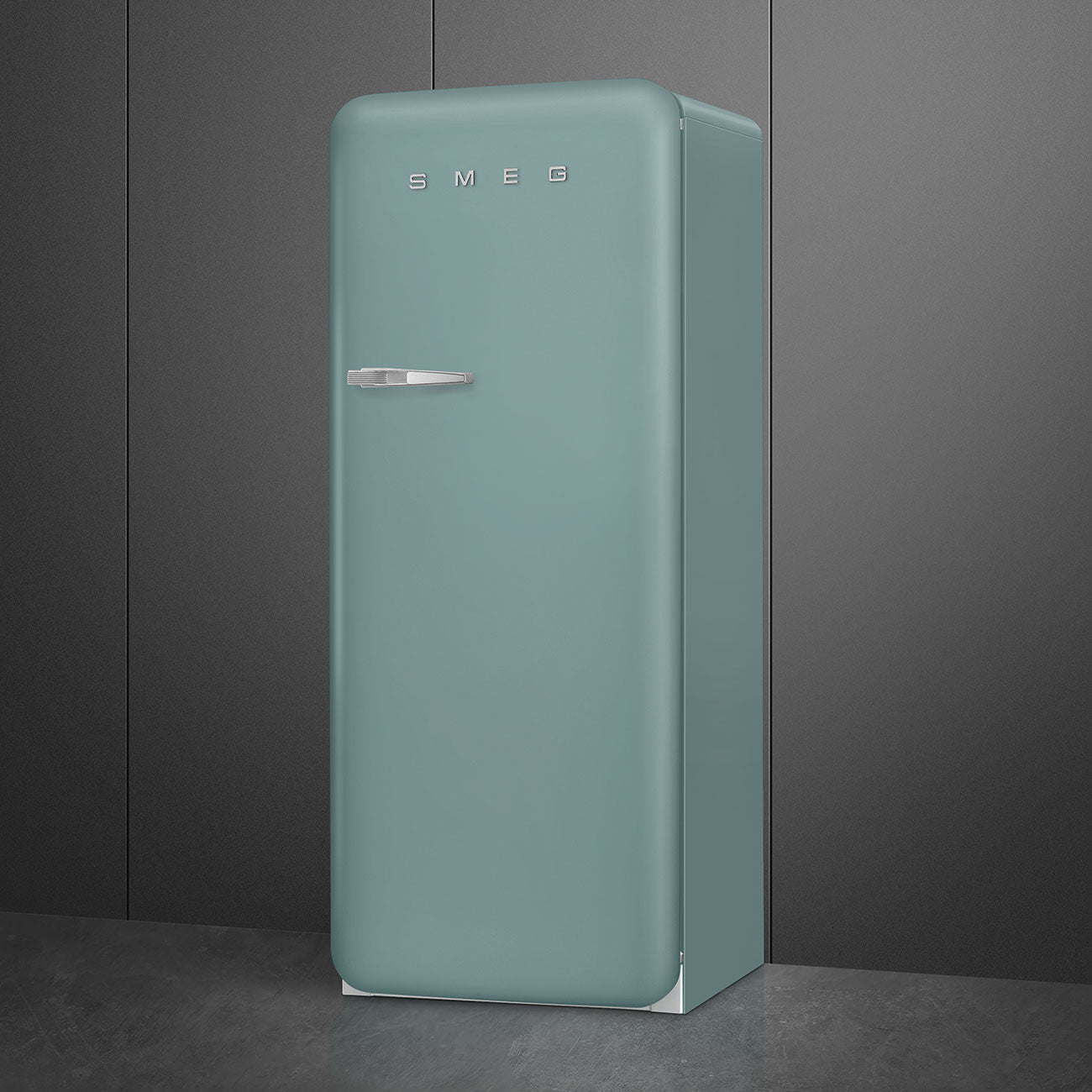 Refrigerator Retro-style Emerald green Matte