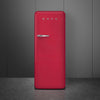 Refrigerator Retro-style Ruby red Matte