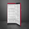 Refrigerator Retro-style Ruby red Matte