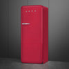 Refrigerator Retro-style Ruby red Matte