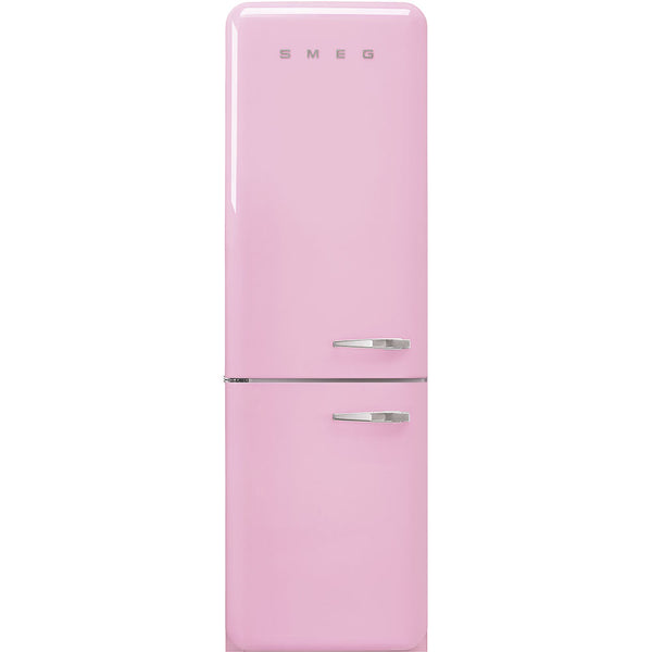 Retro-Style Refrigerator (12 cu ft, Left Hinge) - Pink – SMEG USA