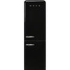 Refrigerator Retro-style Black Glossy